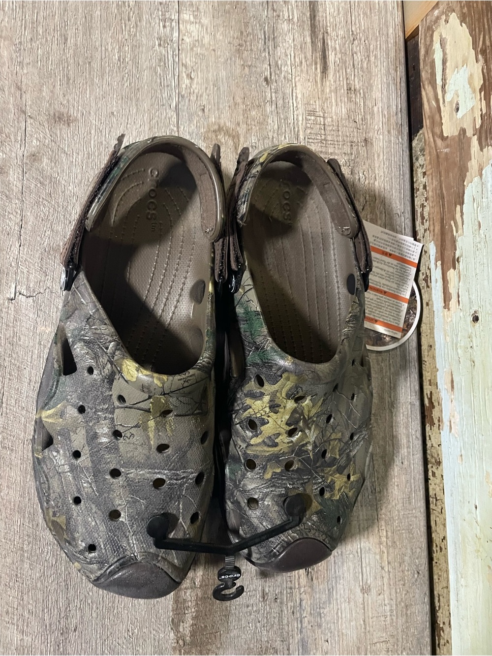 CROCS Realtree Camo Classic Clog - Green/Brown/Black - Picture 2 of 5